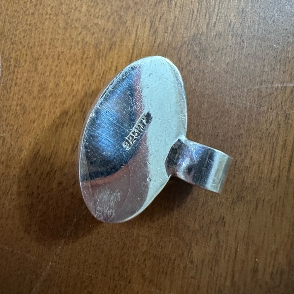 925 Sterling Silver and Crystal iridescent Pendant - Picture 4 of 4